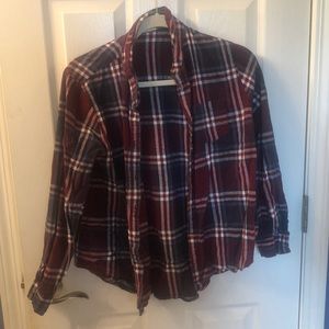 Plaid button up